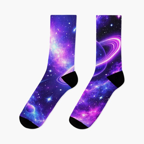 Item preview, Neon Cosmic Dreams – Magical Galaxy with Shooting Stars and Planets designed and sold by LumenWhirl.