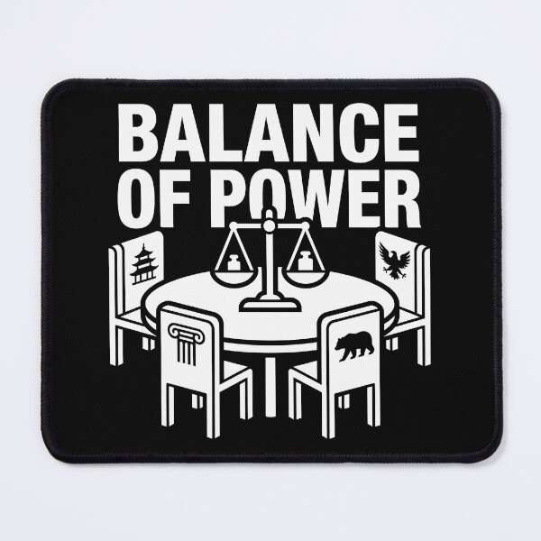 Item preview, Balance of Power - Geopolitical Round Table designed and sold by TextCrew.