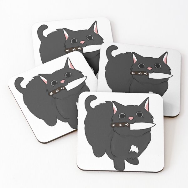 Item preview, Happy Cat With Knife designed and sold by SixGunStudios.