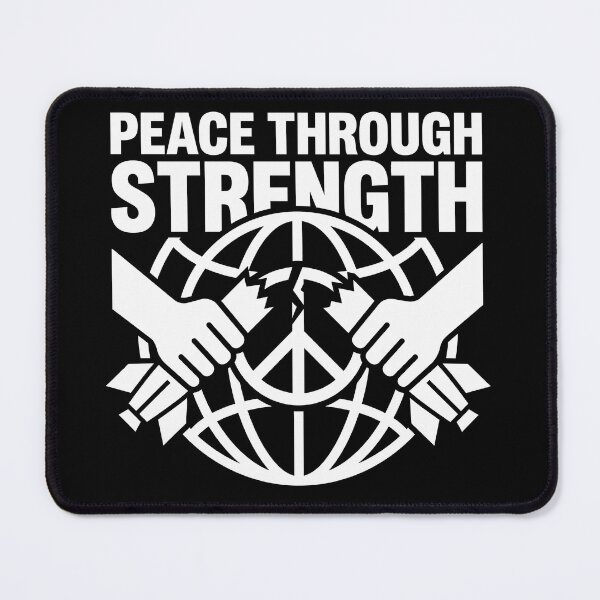 Item preview, Peace Through Strength - Broken Missile Anti-War designed and sold by TextCrew.