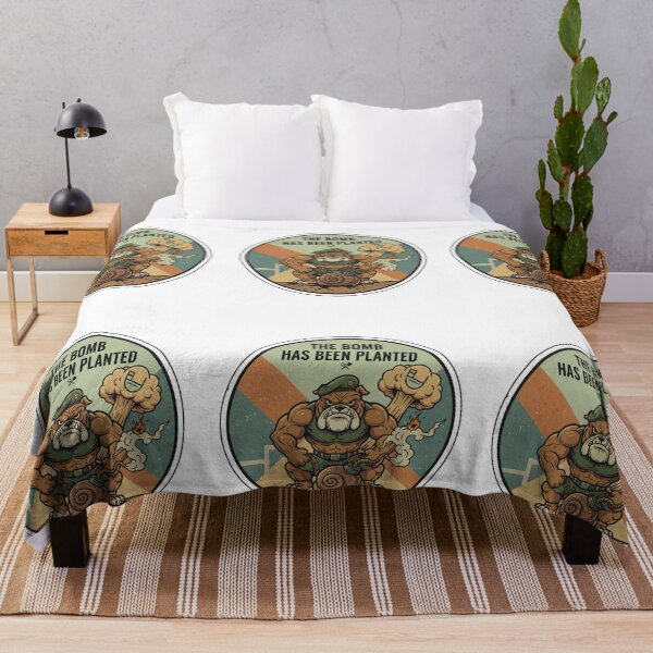 Item preview, The Bomb Has Been Planted Bulldog Mascott Design designed and sold by JG2A.