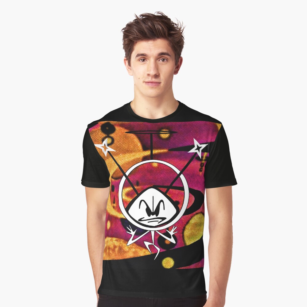 Colonel Bleep In Space Age Colour Graphic T-Shirt