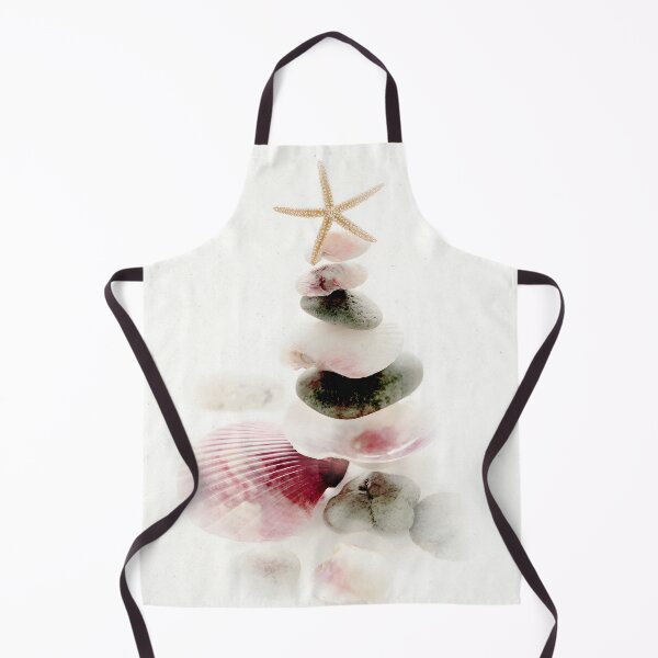 Item preview, Zen Shell Tower | Minimalist Coastal Home Decor Ideas designed and sold by FlowNestStudio.