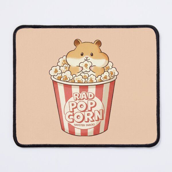Item preview, Kawaii Hamster Popcorn Bucket Retro Snack Aesthetic designed and sold by cozy corner co. .