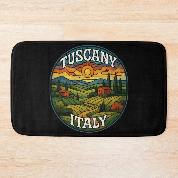 Item preview, Tuscany Italy Europe Stained Glass Art Travel designed and sold by TomFrontierArt.