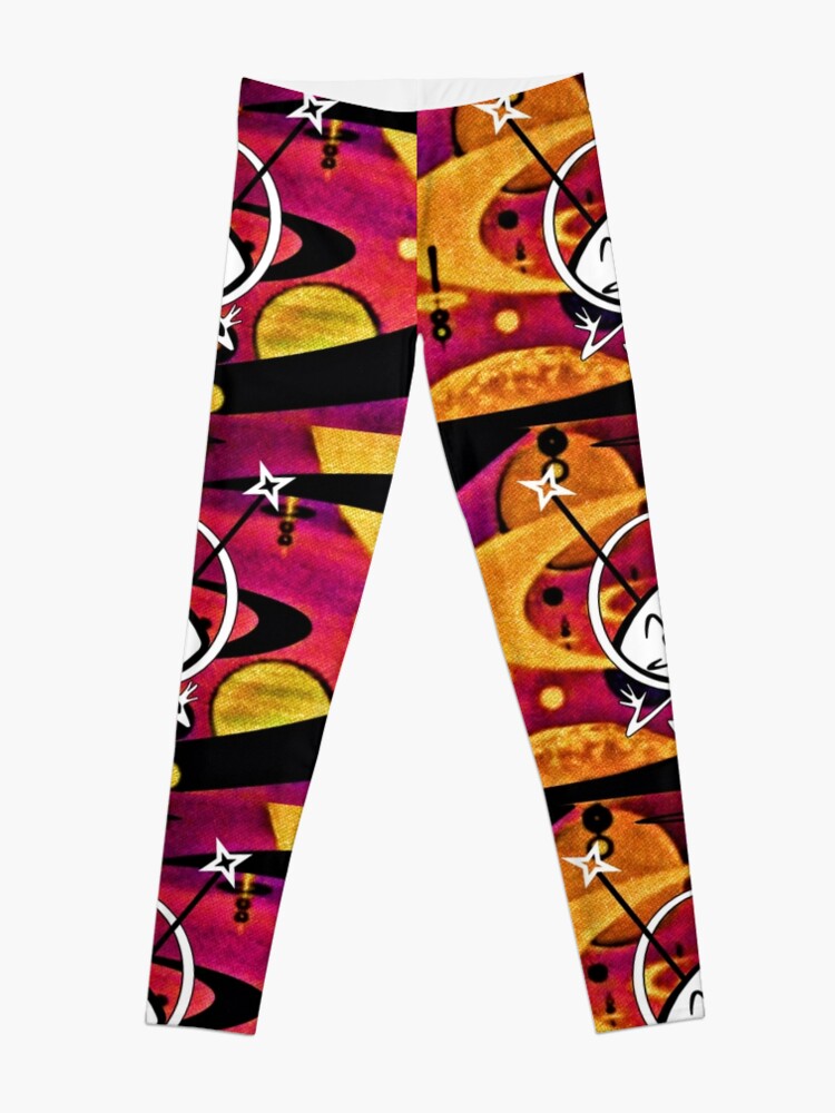 Alternate view of Colonel Bleep In Space Age Colour Leggings
