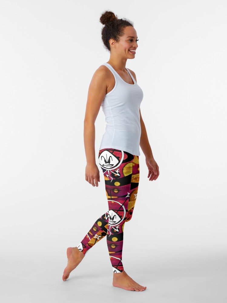 Alternate view of Colonel Bleep In Space Age Colour Leggings