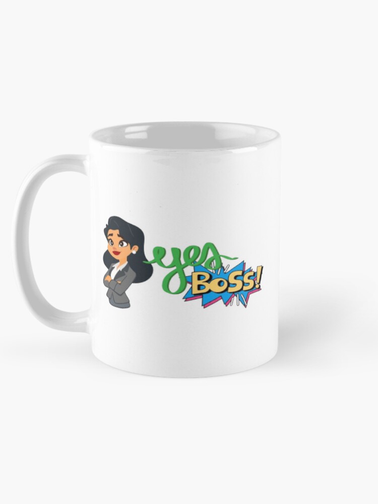 Thumbnail 5 of 6, Coffee Mug, Yes Boss! designed and sold by RSTrrendywear.