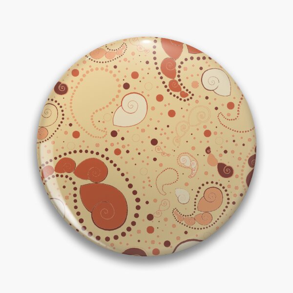 Item preview,  Shell Paisley in sun warmed sand  designed and sold by LisaLeQuelenec.
