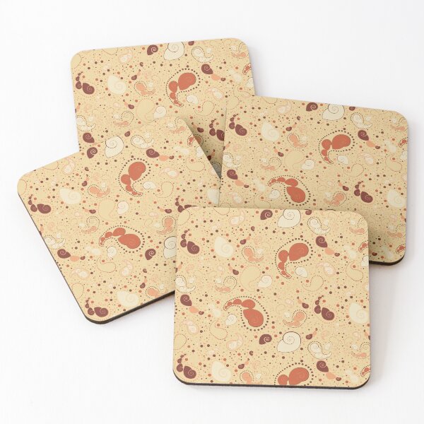Item preview,  Shell Paisley in sun warmed sand  designed and sold by LisaLeQuelenec.