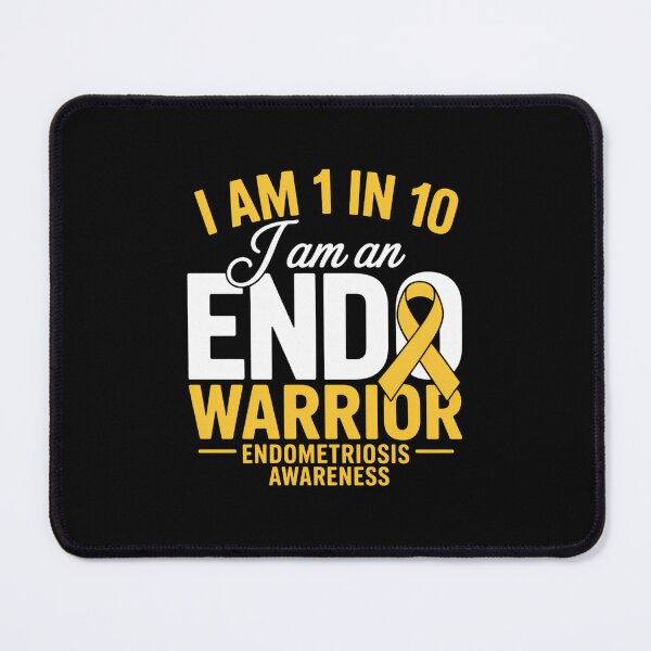 Item preview, I Am One In Ten Endo Warrior Endometriosis Awareness Ribbon designed and sold by comptorasunfia.