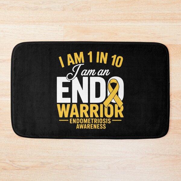 Item preview, I Am One In Ten Endo Warrior Endometriosis Awareness Ribbon designed and sold by comptorasunfia.