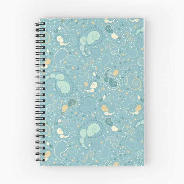 Item preview, Sea Shell Paisley in soft teal aqua designed and sold by LisaLeQuelenec.