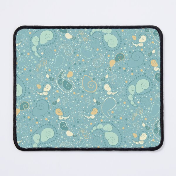 Item preview, Sea Shell Paisley in soft teal aqua designed and sold by LisaLeQuelenec.