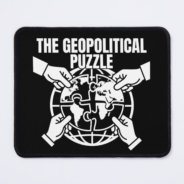 Item preview, The Geopolitical Puzzle - World Map Unity Design designed and sold by TextCrew.