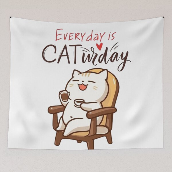 Item preview, CATurday Everyday designed and sold by GraphicMondaze.