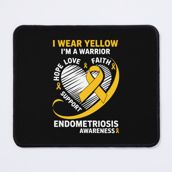 Item preview, I Wear Yellow Endo Warrior Endometriosis Awareness Warrior designed and sold by comptorasunfia.