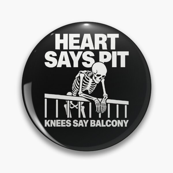 Item preview, Heart Says Pit Knees Say Balcony Vintage designed and sold by Michasstuckey.