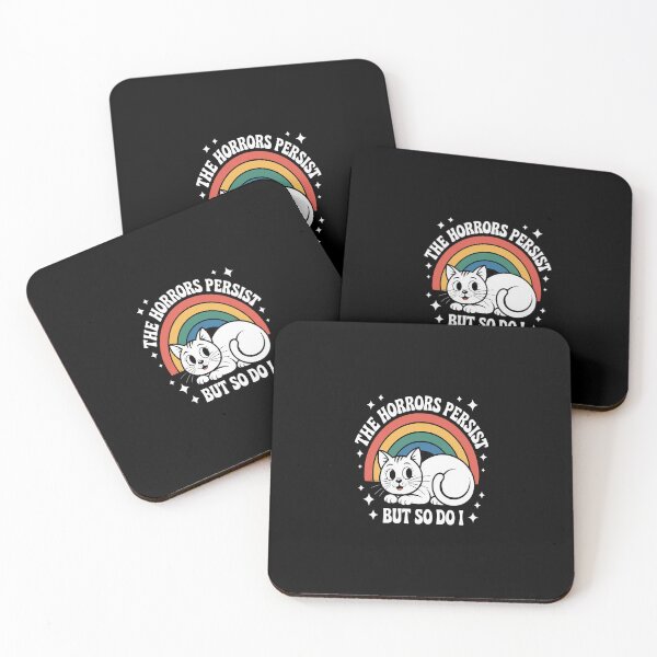 Item preview, Cat Rainbow The Horrors Persist But So Do I designed and sold by orlodrake.