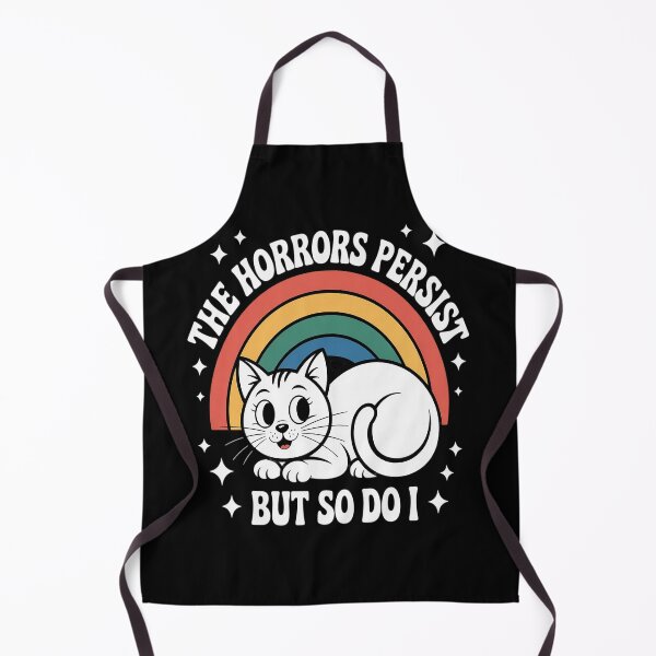 Item preview, Cat Rainbow The Horrors Persist But So Do I designed and sold by orlodrake.
