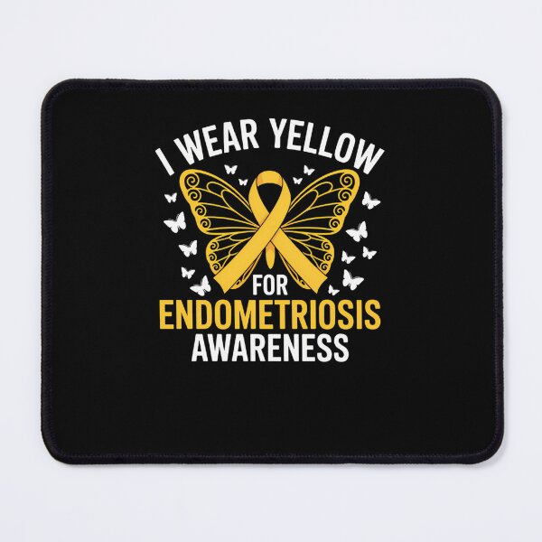 Item preview, I Wear Yellow For Endometriosis Awareness Endo Warrior 2 designed and sold by comptorasunfia.