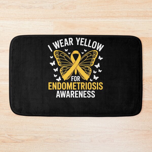 Item preview, I Wear Yellow For Endometriosis Awareness Endo Warrior 2 designed and sold by comptorasunfia.
