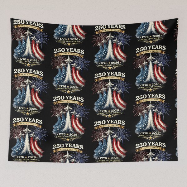 Item preview, 250 Years America Strong 1776-2026 250th Birthday 4th of July designed and sold by pansak.