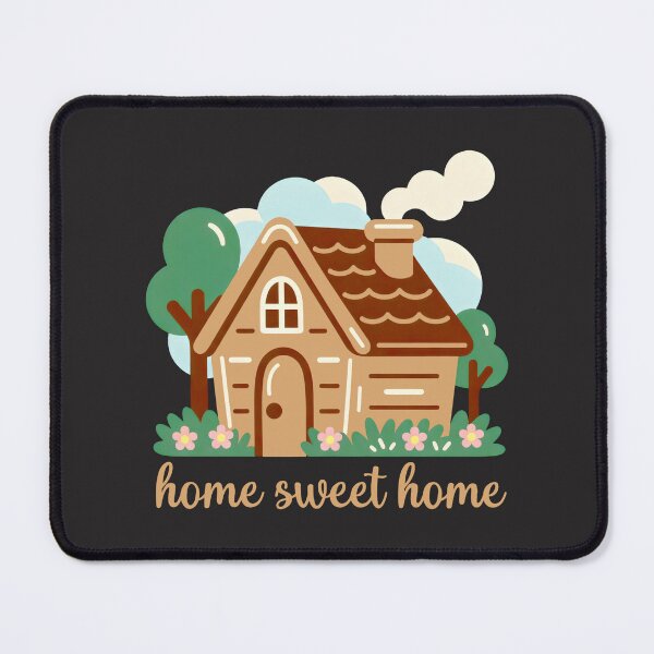 Item preview, Cozy Log Cabin Home Sweet Home Folk Art designed and sold by SplashTastic.
