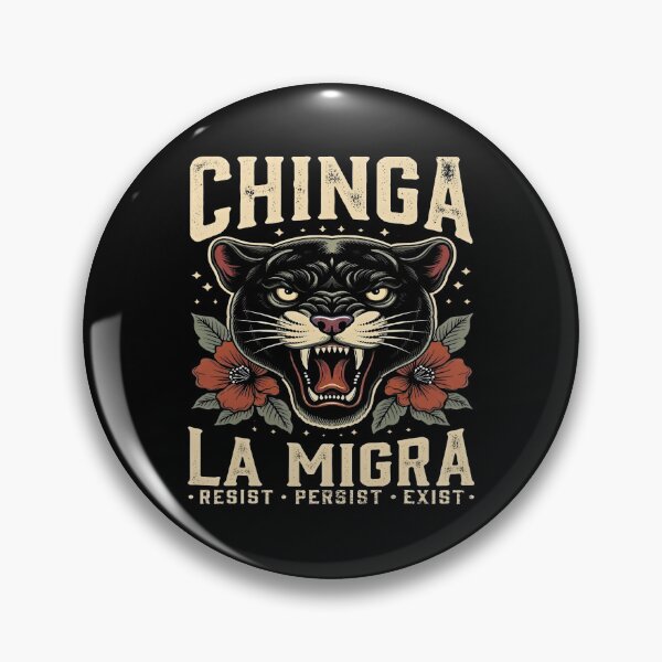 Item preview, Chinga La Migra Panther Resist Human Rights designed and sold by RobertKnow.