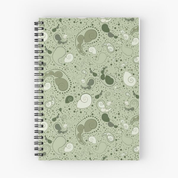Item preview,  Sea Shell Paisley in sage green designed and sold by LisaLeQuelenec.