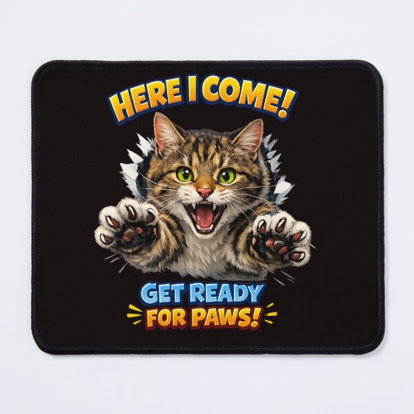 Item preview, Flying Cat Attack – Here I Come! designed and sold by Tadeusz1.