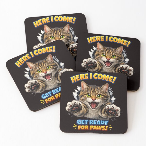 Item preview, Flying Cat Attack – Here I Come! designed and sold by Tadeusz1.