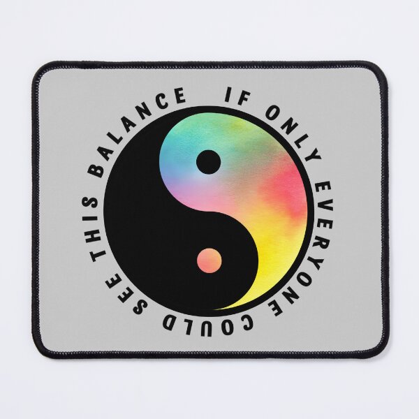 Item preview, If Only Everyone Could See this (Rainbow) Yin Yang Balance designed and sold by MirAgi.