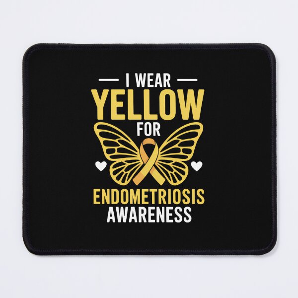 Item preview, I Wear Yellow For Endometriosis Awareness Endo Warrior designed and sold by comptorasunfia.