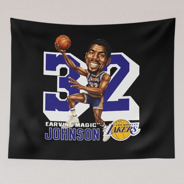 Item preview, Earvins Magics Johnsons 32 Cartoon designed and sold by sameerashiq10.