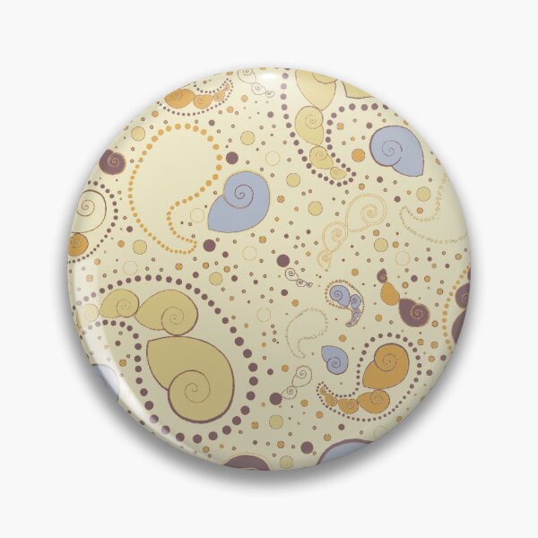 Item preview, Sea Shell Paisley on warm buttery cream designed and sold by LisaLeQuelenec.