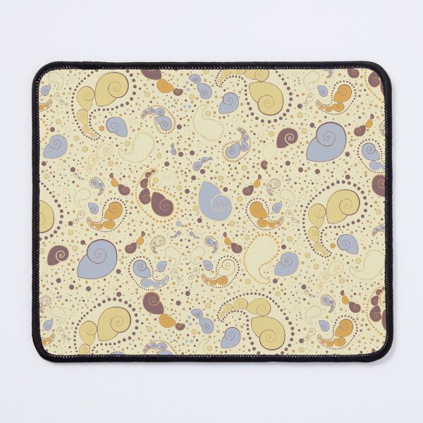 Item preview, Sea Shell Paisley on warm buttery cream designed and sold by LisaLeQuelenec.