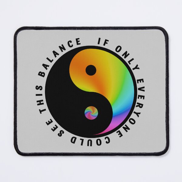 Item preview, If Only Everyone Could See this (Rainbow) Yin Yang Balance designed and sold by MirAgi.
