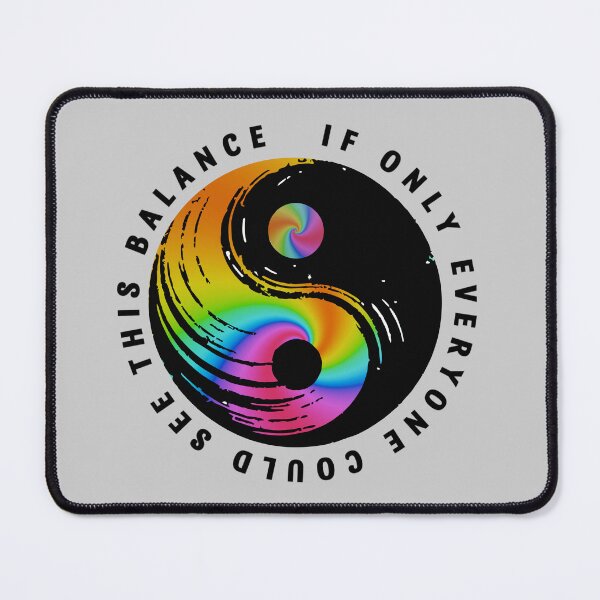 Item preview, If Only Everyone Could See this (Rainbow) Yin Yang Balance designed and sold by MirAgi.
