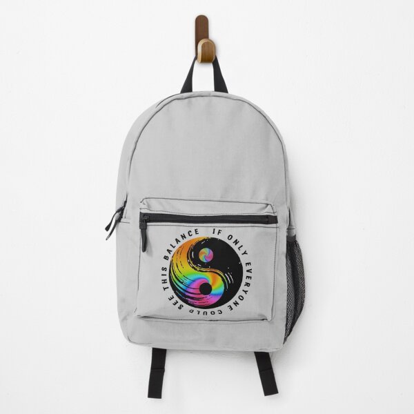 Item preview, If Only Everyone Could See this (Rainbow) Yin Yang Balance designed and sold by MirAgi.
