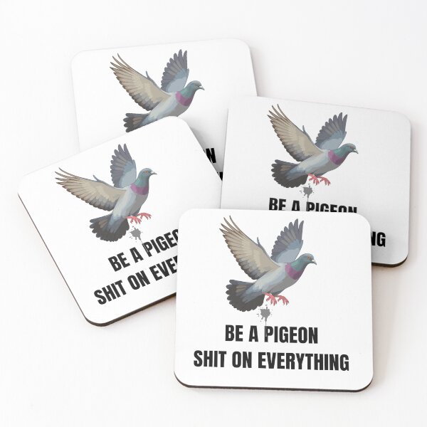 Item preview, Be A Pigeon Don’t Care About Anything Funny T-Shirt designed and sold by JustFunnyStuff.