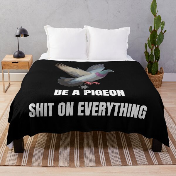 Item preview, Be A Pigeon Don’t Care About Anything Funny T-Shirt designed and sold by JustFunnyStuff.