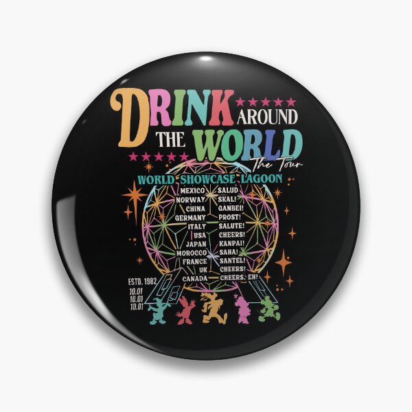 Item preview, Epcot-Drink Around The World Family Cruise Vacation Party Matching  designed and sold by pansak.