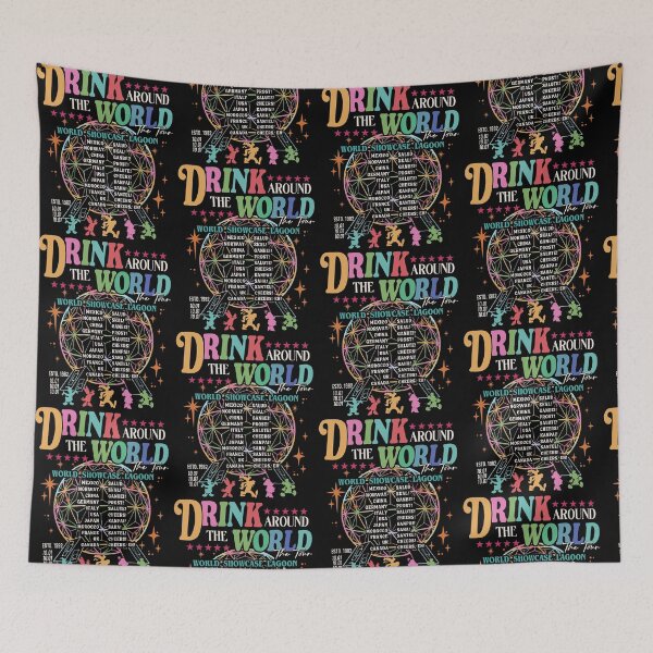 Item preview, Epcot-Drink Around The World Family Cruise Vacation Party Matching  designed and sold by pansak.