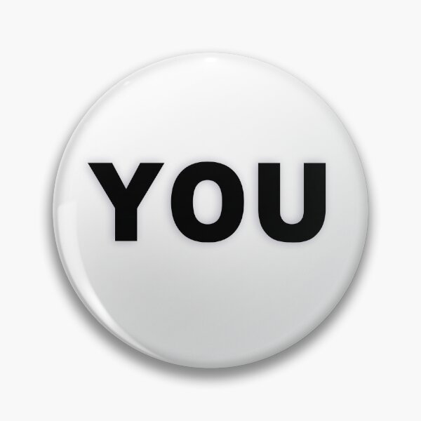 Item preview, YOU — Black Minimal Bold Type Statement designed and sold by WORDPAUSE.