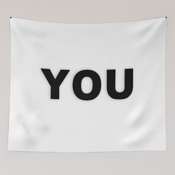Item preview, YOU — Black Minimal Bold Type Statement designed and sold by WORDPAUSE.