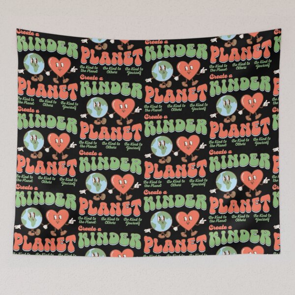 Item preview, Create A Kinder Planet Be Kind To The Planet Others Aesthetic Earth Day designed and sold by pansak.