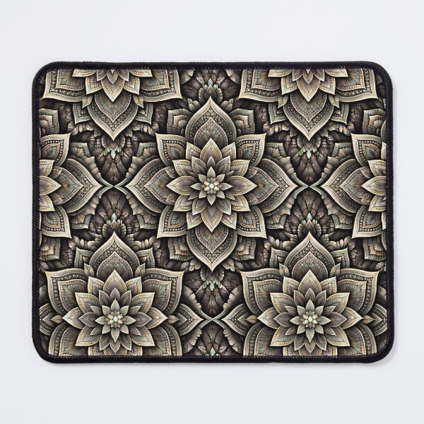Item preview, Mandala 8 - Black Grey designed and sold by TenderPawStudio.