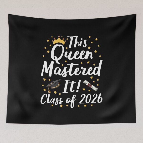 Item preview, This Queen Mastered It - Class Of 2026 I designed and sold by Lemon Pepper.