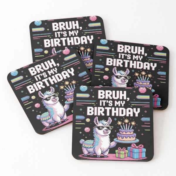 Item preview, Bruh Its My Birthday Llama Pinata Boy Girl Family Party Bday 16 designed and sold by MarryIsMonth.